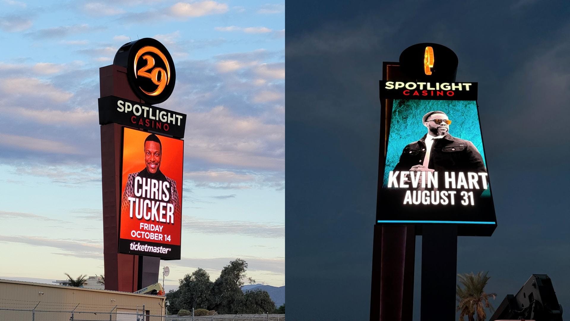 Case Study - Spotlight 29 Casino Massive Pylon